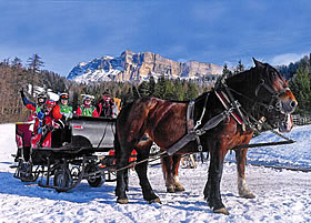 Gite in slitta trainata da cavalli